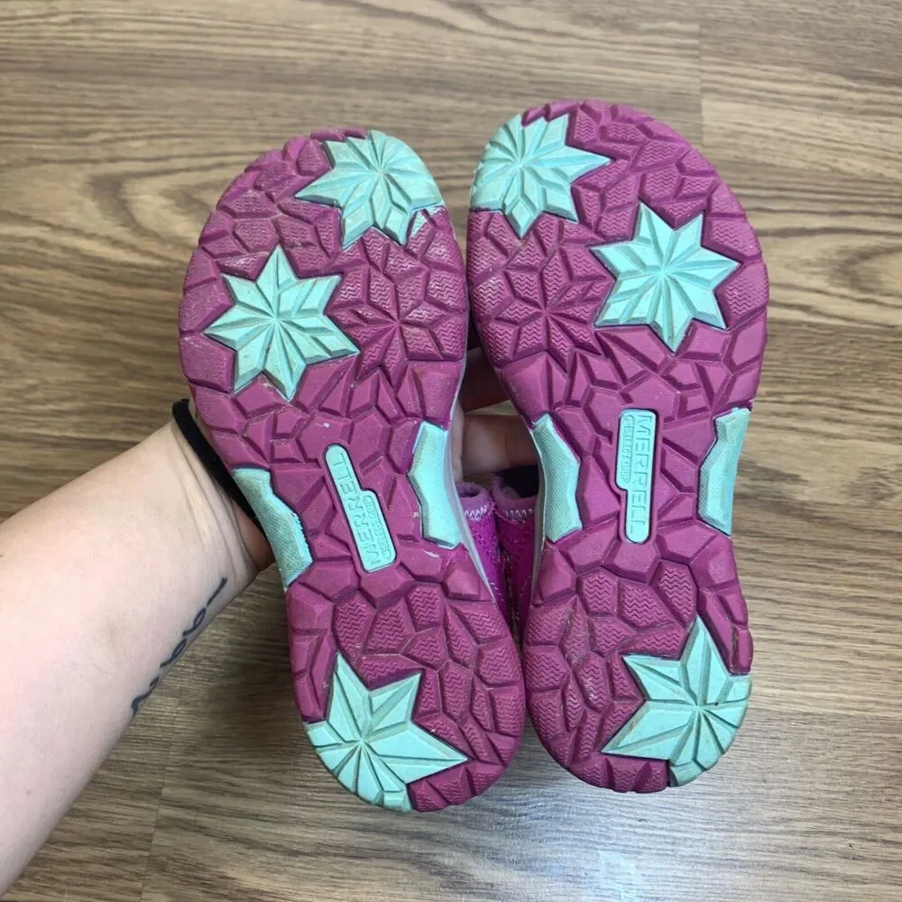 Merrell Hydro Monarch 3.0 Pink Water Shoes Girls Size 1M EU 32‎ Sandals